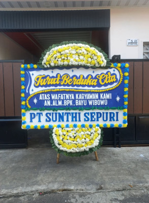 Papan Bunga Duka di Langsa Barat