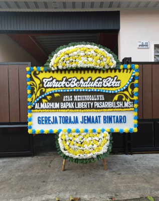 Papan Bunga Duka di Langsa Barat