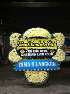 Papan Bunga Duka di Langsa Barat